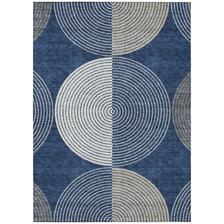 Machine Washable Indoor/Outdoor Jenning ACN2281 Geometric Rug