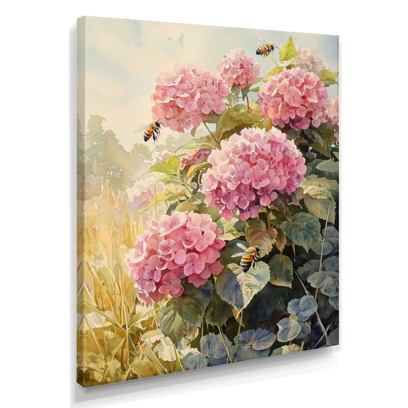 Allerton - salon d'art mural floral, H 32 po x l 16 po, Toile tendue, Ne s’applique pas