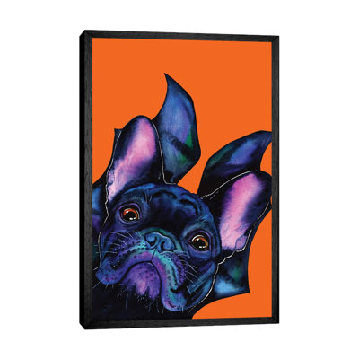 Very Bat Dog by Zaira Dzhaubaeva - Painting on Canvas