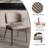 Modern Upholstered Faux Leather Dining Chairs with Metal Legs-2010121206-2010635156