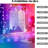 Star Moon Solar String Lights