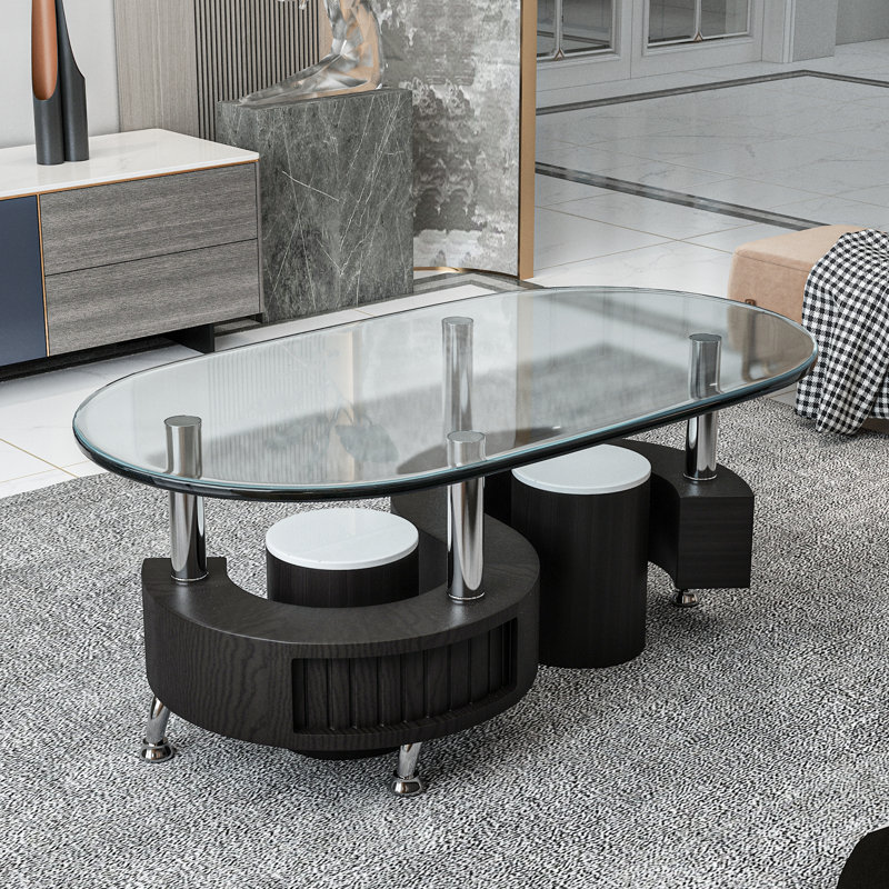 Table basse Patrizi, Brun