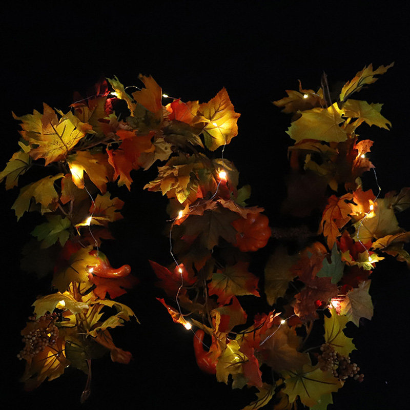 180cm Lighted Faux Mixed Assortment Garland with Lights