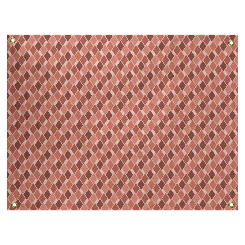 Tapisserie elizabeth rétro en losanges rétro katelyn Avicia, H 27,5 po x l 37,5 po, Intérieur