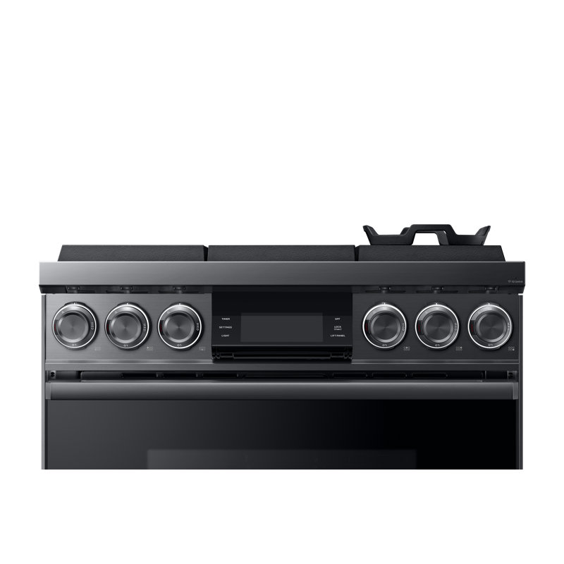 36" Pro-Range 6 Burners, Contemporary, NG/LP, Graphite Stainless