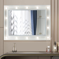 Smart Rechteckigen Make-Up Bad Spiegel 5x Vergrößerungs Aufkleber