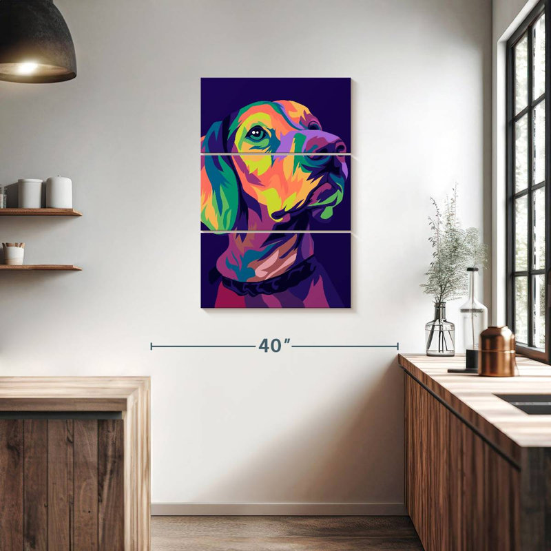 Brampt Labrador Pop, 38" H x 24" W