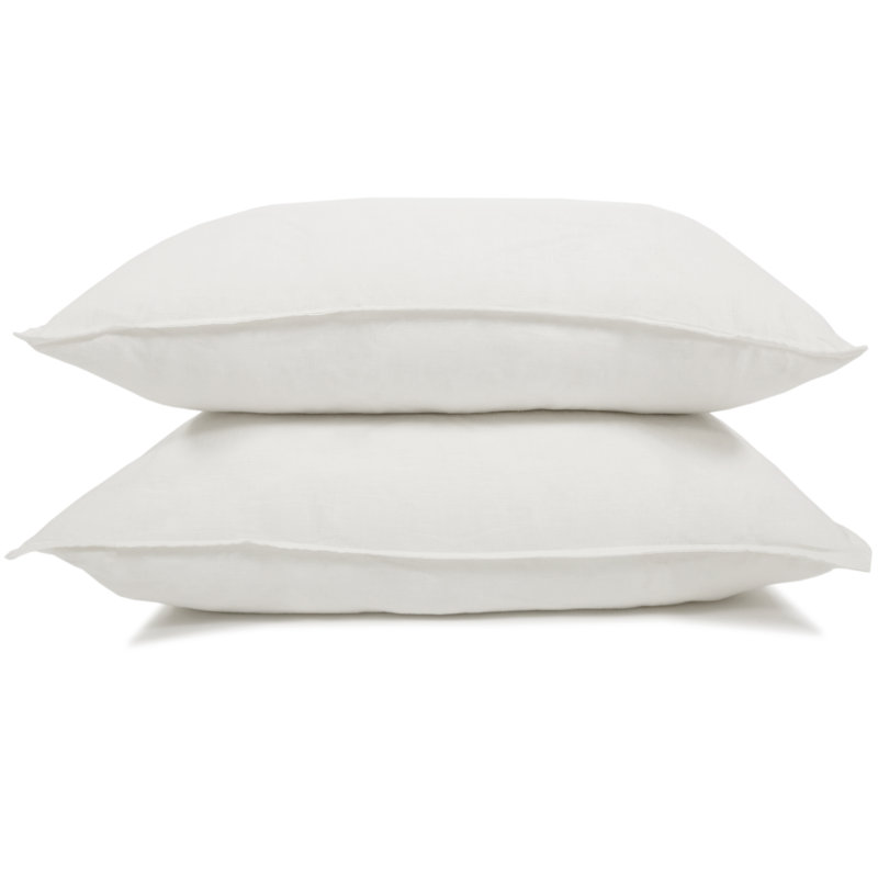 Parker Duvet Cover, King Duvet Cover + 2 King Shams, Flax, Linen