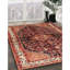 Tapis à motif oriental rouge / brun-198535581