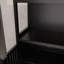 Armoire de rangement en bambou avec portes à persiennes