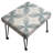 Soft Monochrome - Damask Rectangle Ottoman