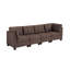 Meuble de salon capitonné sans accoudoirs 1pc