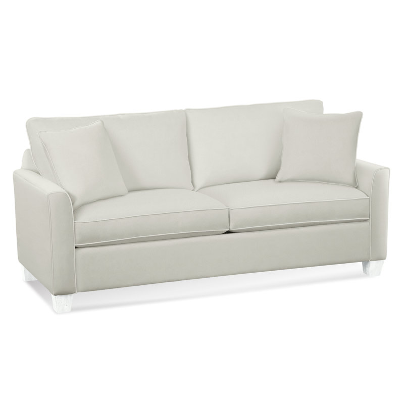 Grand lit Charleston, Blanc givré, Nuances de vert; 0542-46, Air Dream Mattress