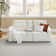 Upholstered Reclining Sofa With Console