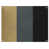 Doré / gris acier / noir
