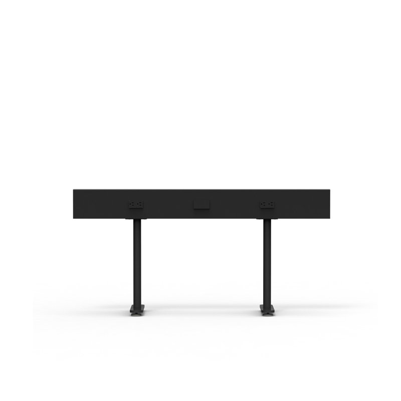 Rail électrique pour rampe (relevage), H 23,5 po x l 120 po x P 14,5 po, Noir