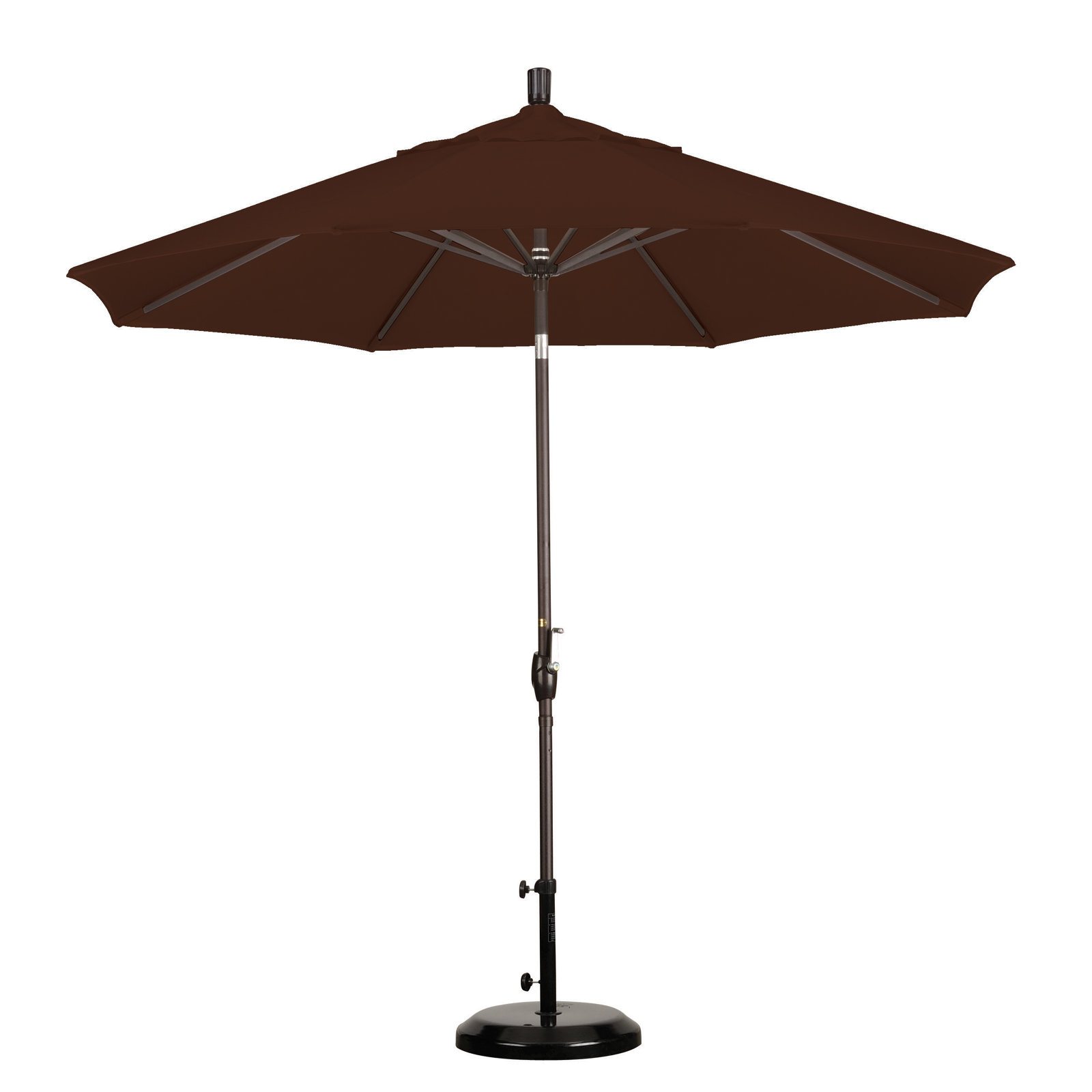 Iuka 108'' Outdoor Umbrella, Canvas Bay Brown Sunbrella® Canvas