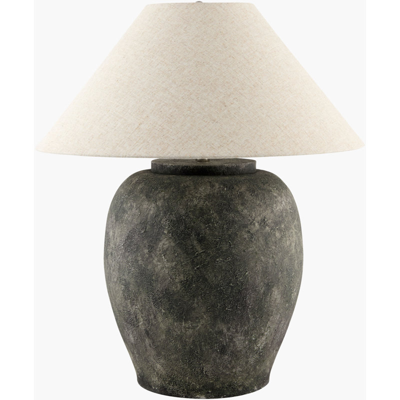 Jessia Table Lamp, Light Gray, Beige