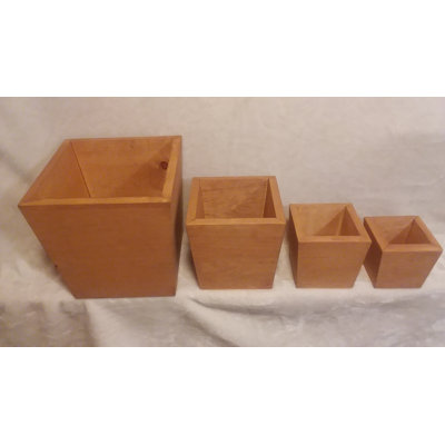 Ahlaan Wood Pot Planter