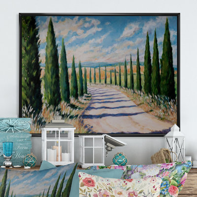 " Tuscany Valley Sunset Landscape II "