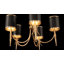 Lustre classique à 5 lumières avec abat-jour Mattel
