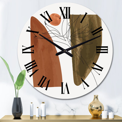 Horloge murale surdimensionnée