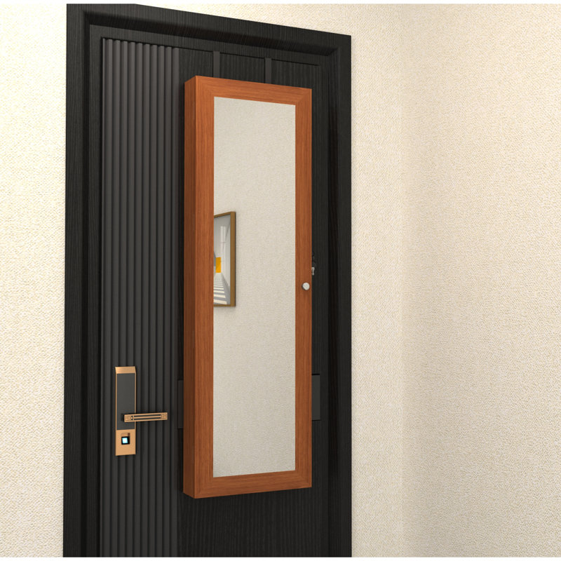 Armoire à bijoux à fixation murale et au-dessus de la porte