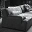 Coussin gris modulaire 100% polyester