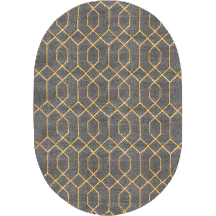 Glam Gray/Gold Area Rug