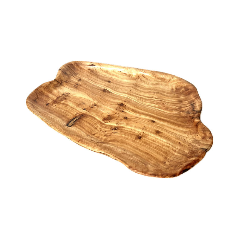 Loon Peak® Extra Large Wooden Root Decorated Platter