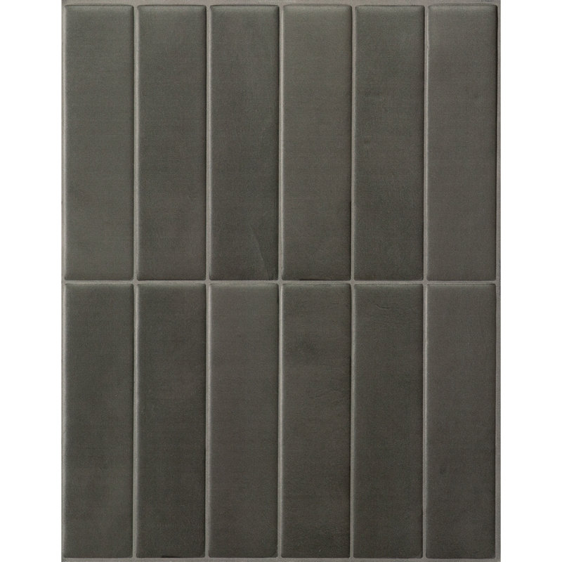 Carrelage mosaïque auto-adhésif en gel, Noir mat