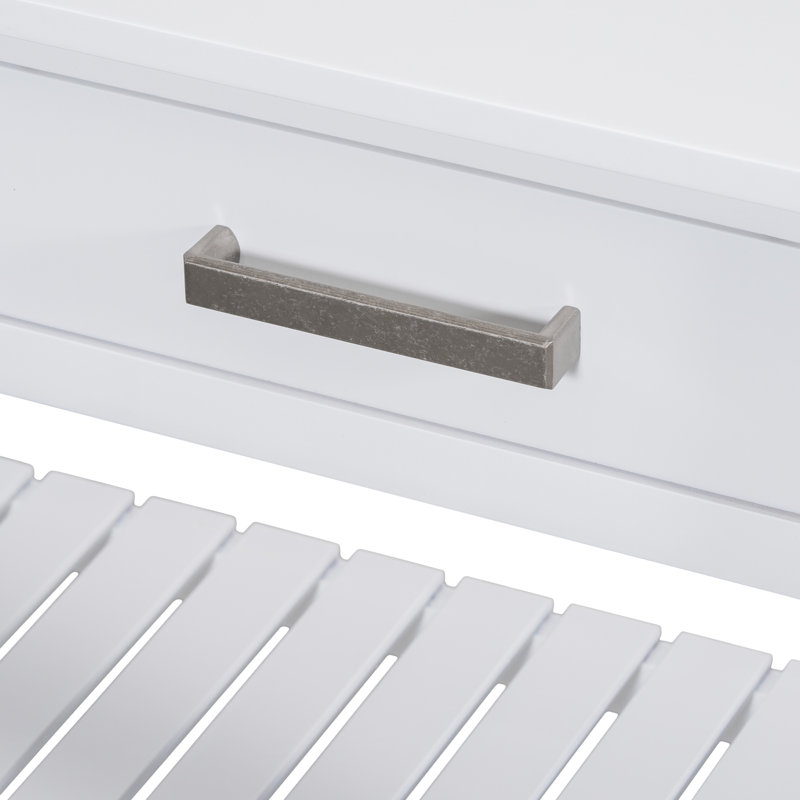 Console Brazzeal 62,2 po, Blanc