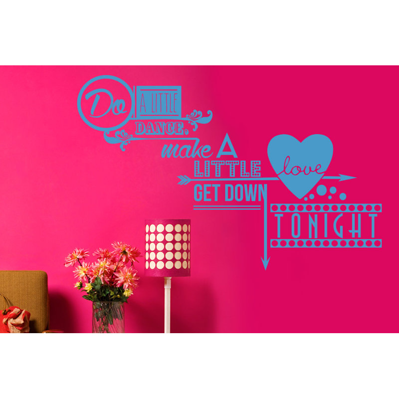 Non-Wall Damaging Wall Decal, Medium, Blue