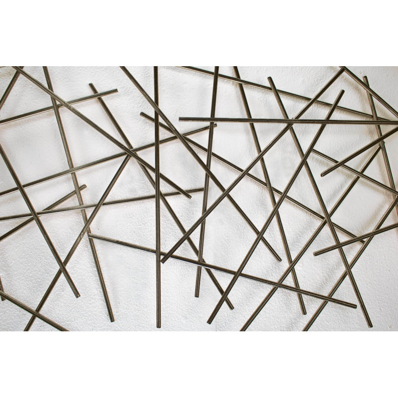 Handmade Modern Abstract Wall Decor on Metal