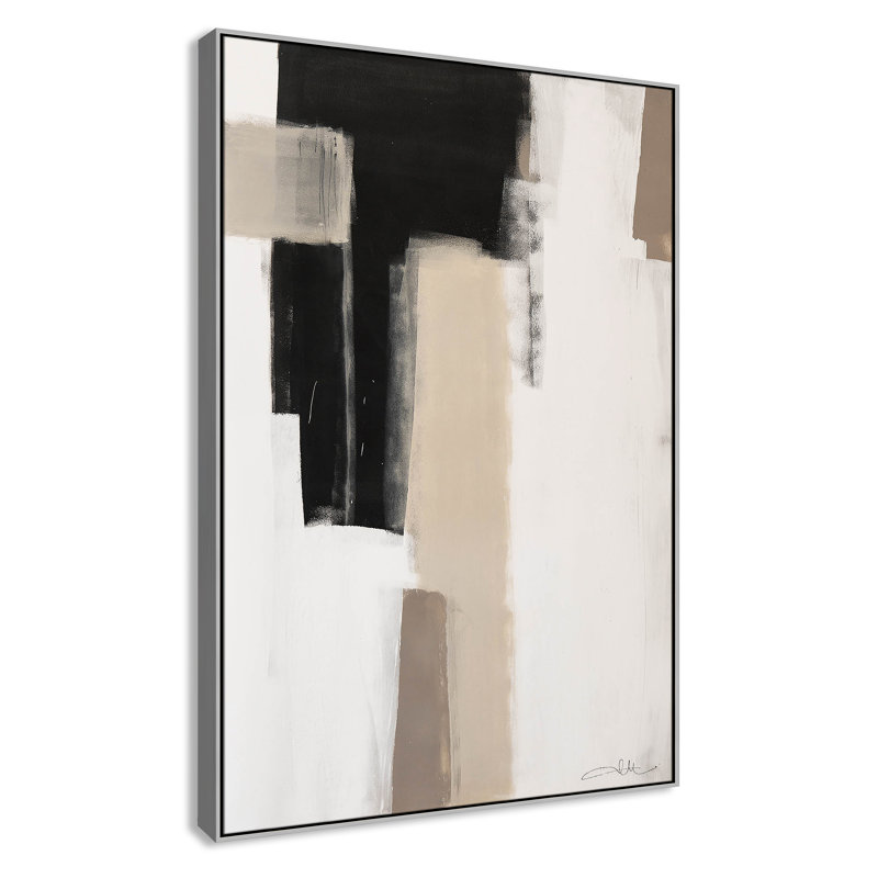 Calvin Giverny Earth Scapes I Print, Pas de tapis, Encadrement argenté, H 61,5 po x l 41,5 po x P 2 po