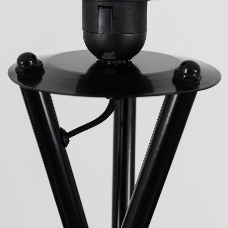 Ahti Camden 136cm Tripod Floor Lamp Base, Black