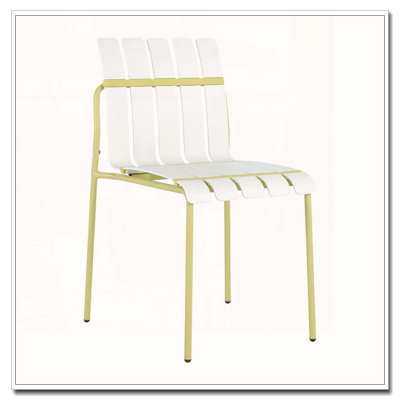Ensemble de 4 chaises à blocs de couleur Summer Modern