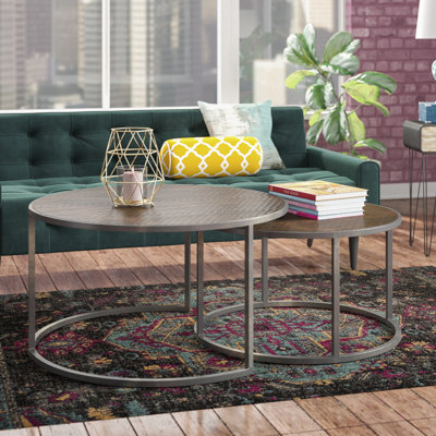 Ensemble de 2 tables basses Swiney
