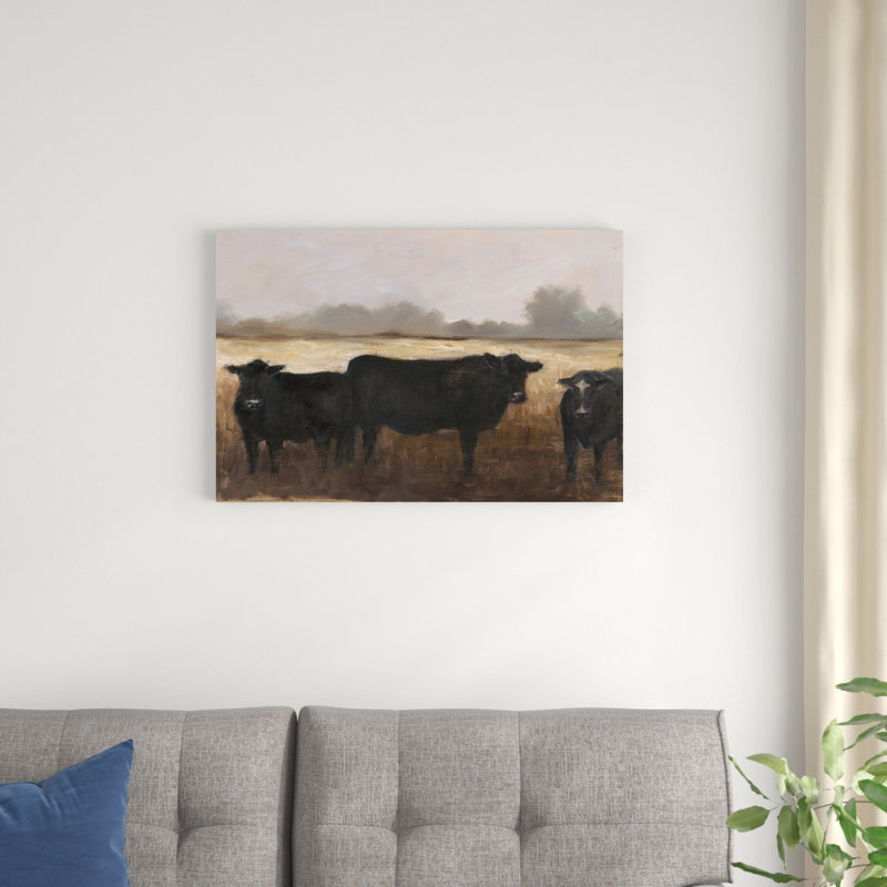 Vaches noires II, H 20 po x l 30 po x P 1 po