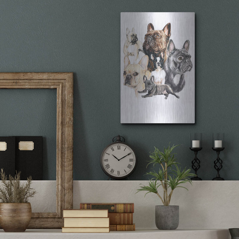 «French Bulldog 2» par Barbara Keith, H 16 po x l 12 po