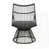 Dark Gray Cushion/Black Frame selected