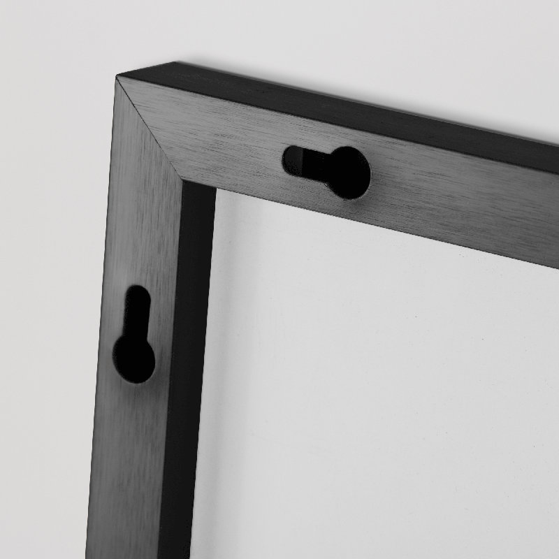 Miroir suspendu Kinkaid, Noir, 71 po x 34 po