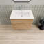 Meuble-lavabo flottant moderne simple Alcester Ivy Bronx-1100120577
