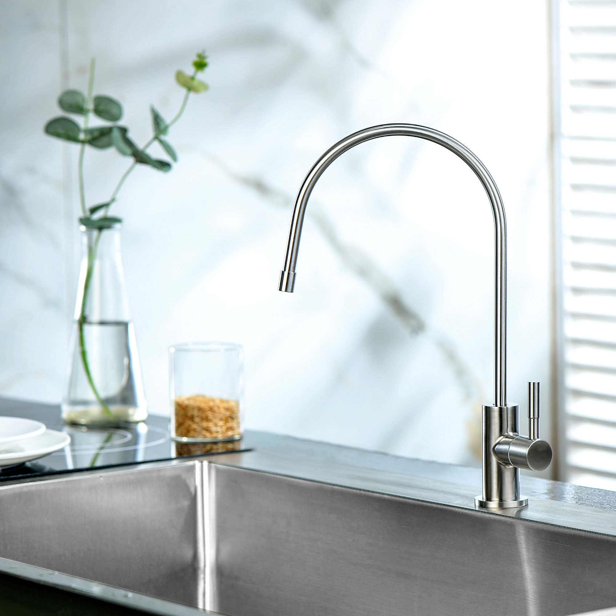 Kitchen Mixer with Water Filter Faucet