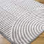 Machine Washable Shaggy Boho Charcoal Area Rug-1373868479
