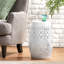 Table d'appoint unique en métal avec une dentelle exquise pour divers environnements-1277568313