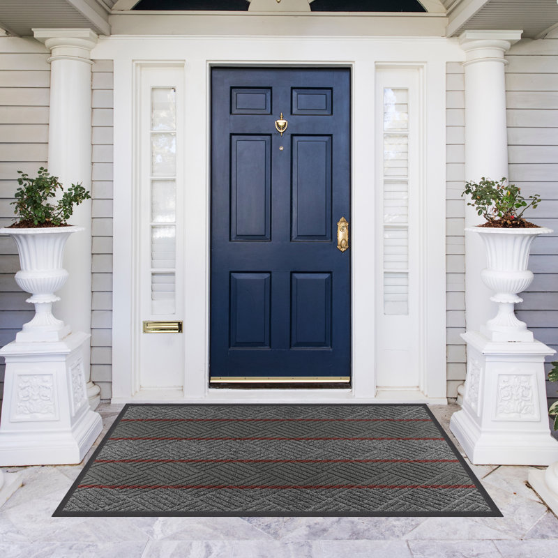 Paillasson Dujka, Gris multicolore, L 32 po x L 47 po