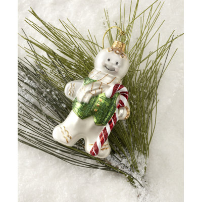 2025 Blown Glass Gingerbread Ornament