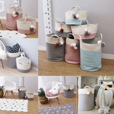 Fabric Laundry Hamper with Handles