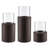 3 Piece Iron Tabletop Hurricane Holder Set